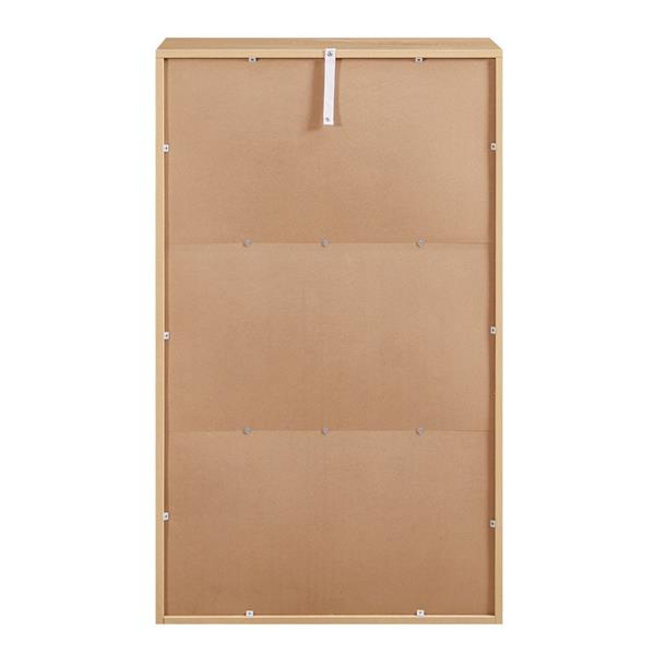 Cassettiera 6 cassetti in rovere naturale 68x40x115 cm - Sky