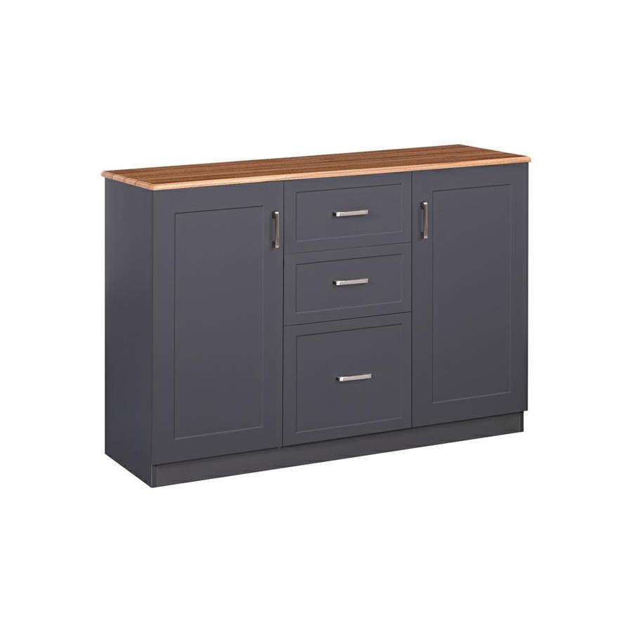 Credenza moderna grigia 120x40x82,5 cm -Ginevra