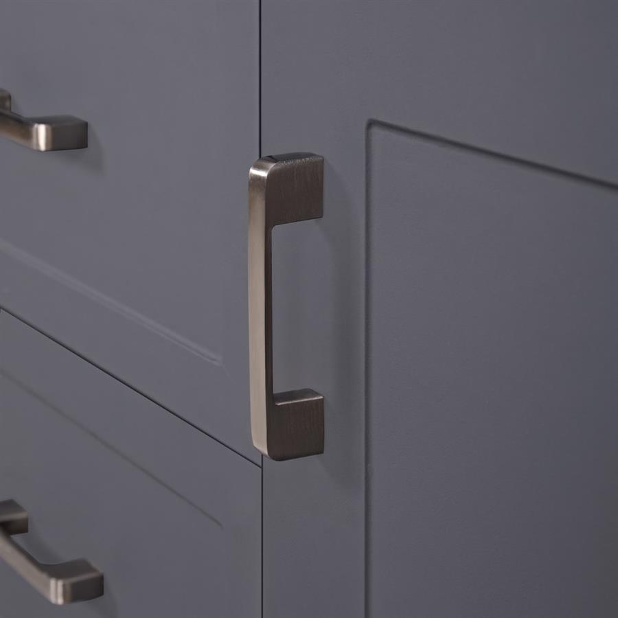 Credenza moderna grigia 120x40x82,5 cm -Ginevra