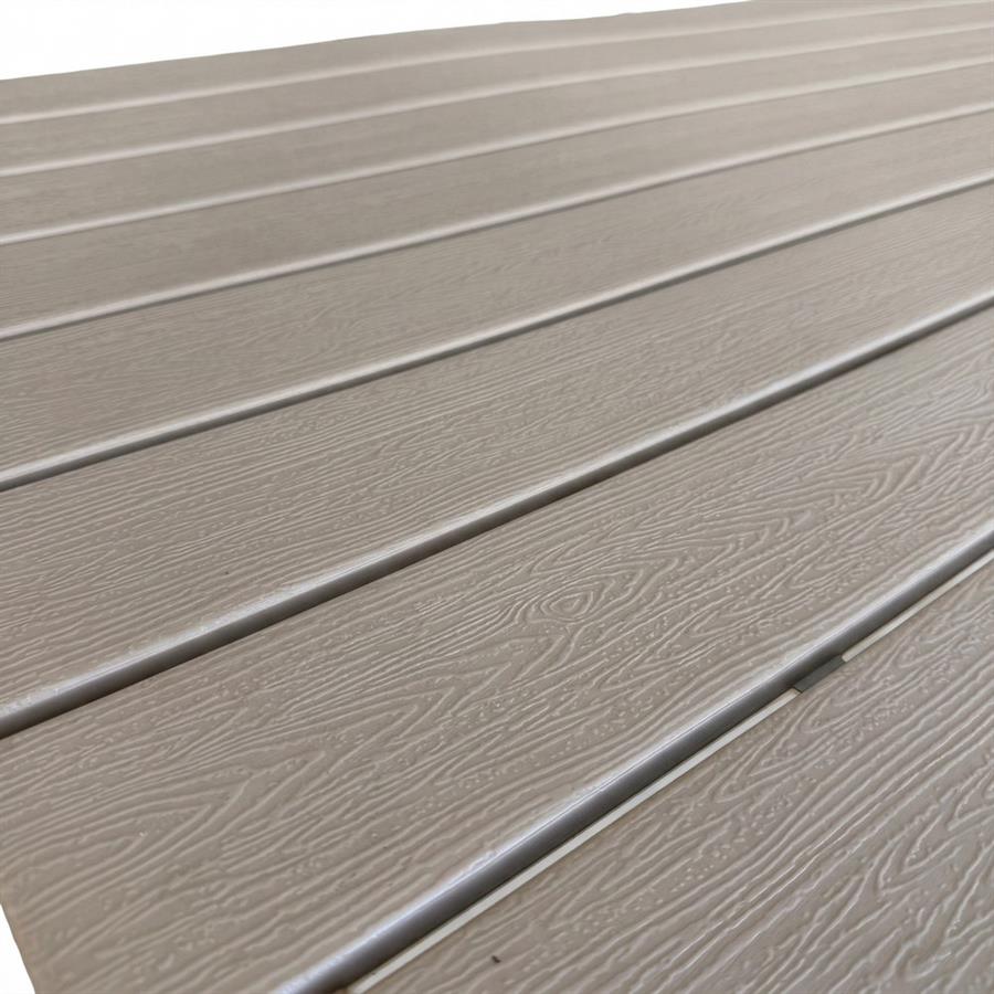 Tavolo in resina HDPE tortora 180-240x89,5x76 cm con gambe tortora - Andy