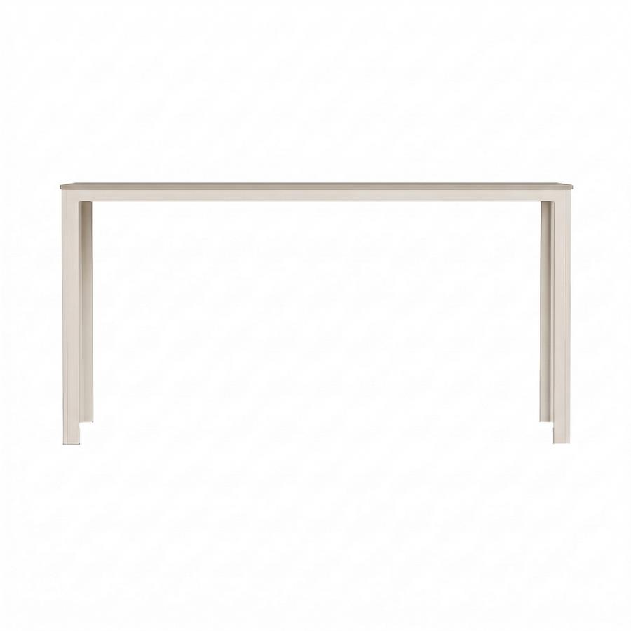 Tavolo da esterno rettangolare in resina tortora 156x78x74 cm - Andy