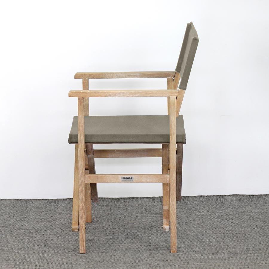 Set di 2 sedie regista da giardino richiudibili Brindisi sabbia