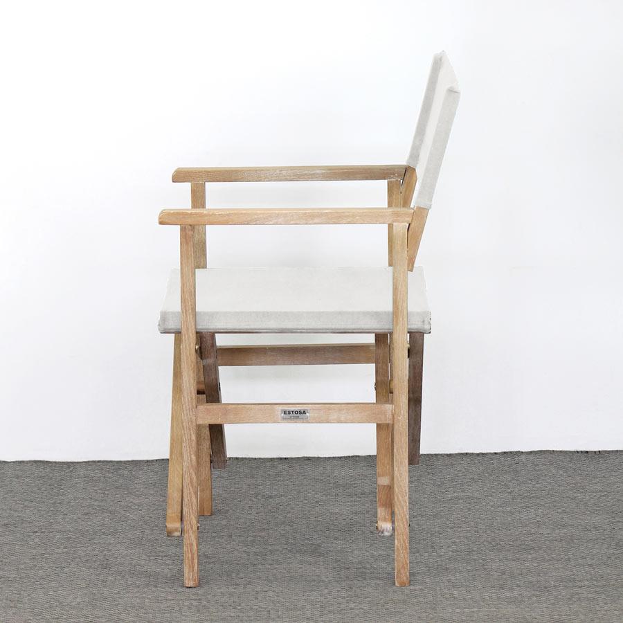 Set di 2 sedie da esterni richiudibili regista Brindisi ecru