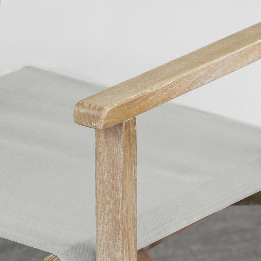 Set di 2 sedie da esterni richiudibili regista Brindisi ecru