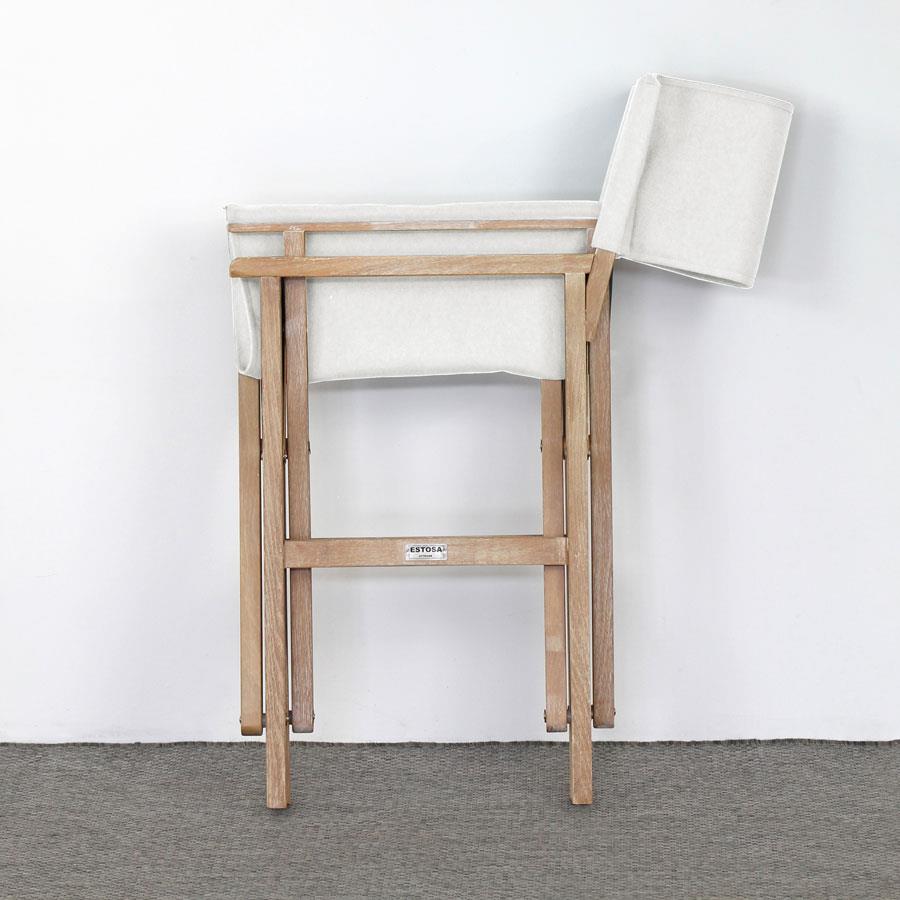 Set di 2 sedie da esterni richiudibili regista Brindisi ecru