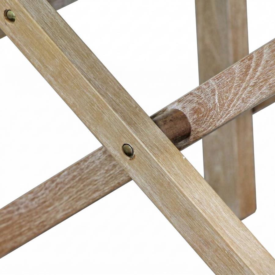 Set 2 sedie regista in legno pieghevoli blu corallo - Brindisi