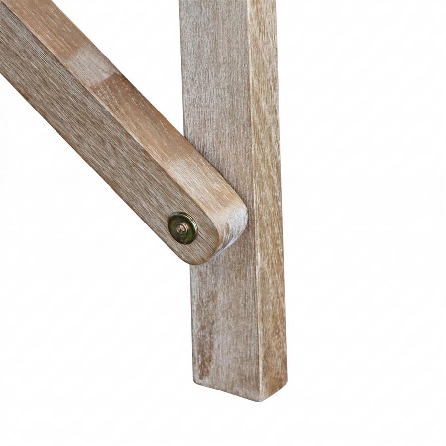 Set 2 sedie regista in legno pieghevoli blu corallo - Brindisi