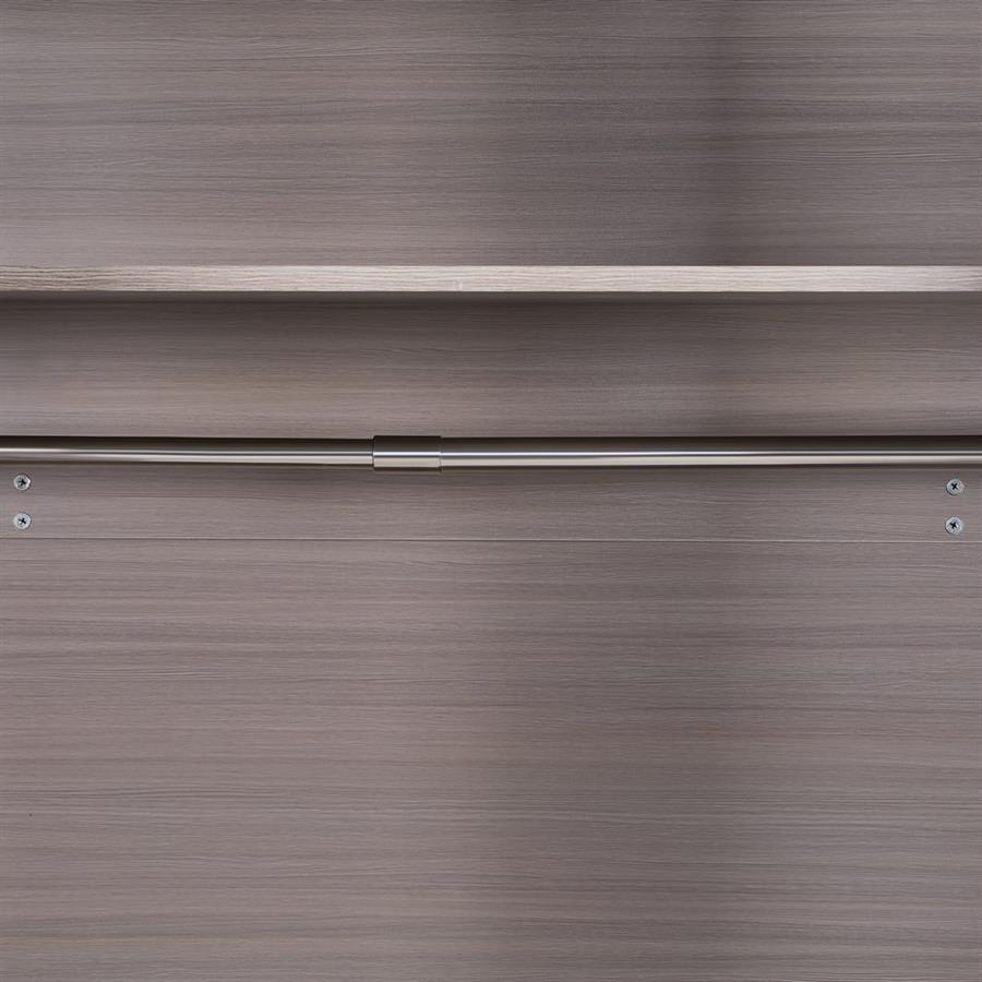 Armadio cannettato 2 ante avorio, con cassetti e mensole 87x54x210 cm - Trama