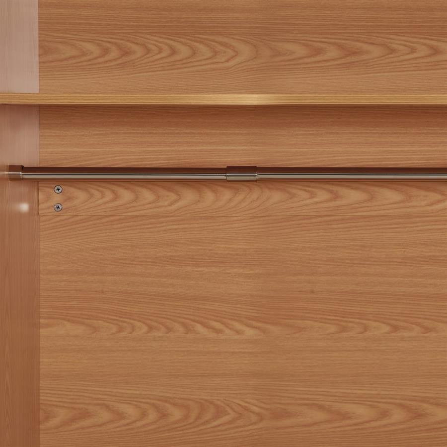 Armadio contenitore 2 ante rovere con maniglie nere 87x54x210 cm - Trama