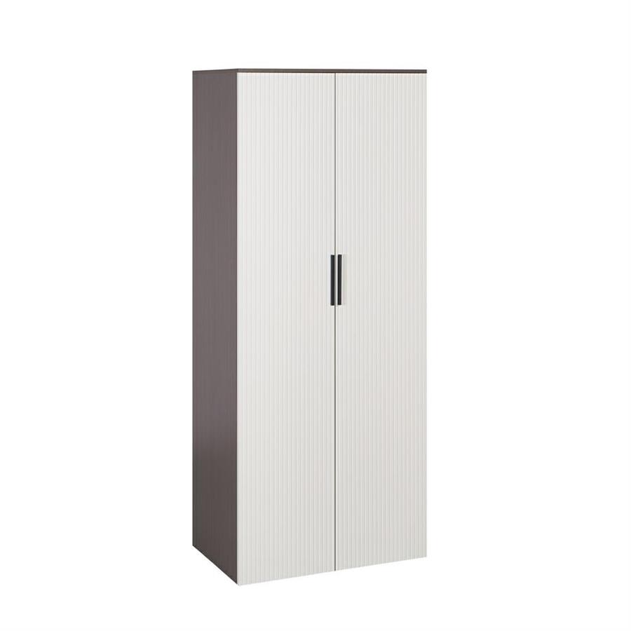 Armadio salvaspazio camera 7 ripiani avorio 87x54x210 cm - Trama