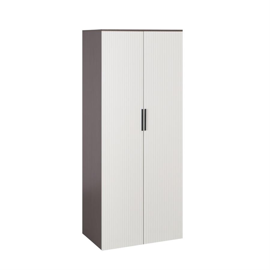 Armadio salvaspazio camera 7 ripiani avorio 87x54x210 cm - Trama