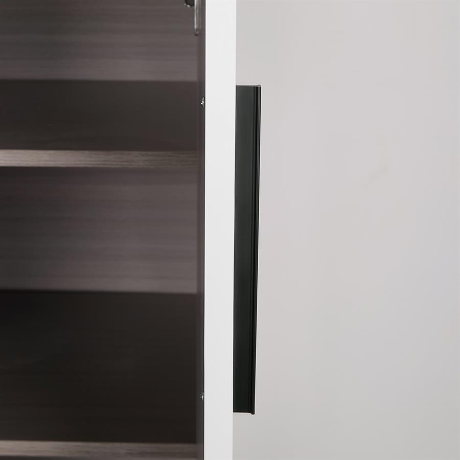 Armadio salvaspazio camera 7 ripiani avorio 87x54x210 cm - Trama