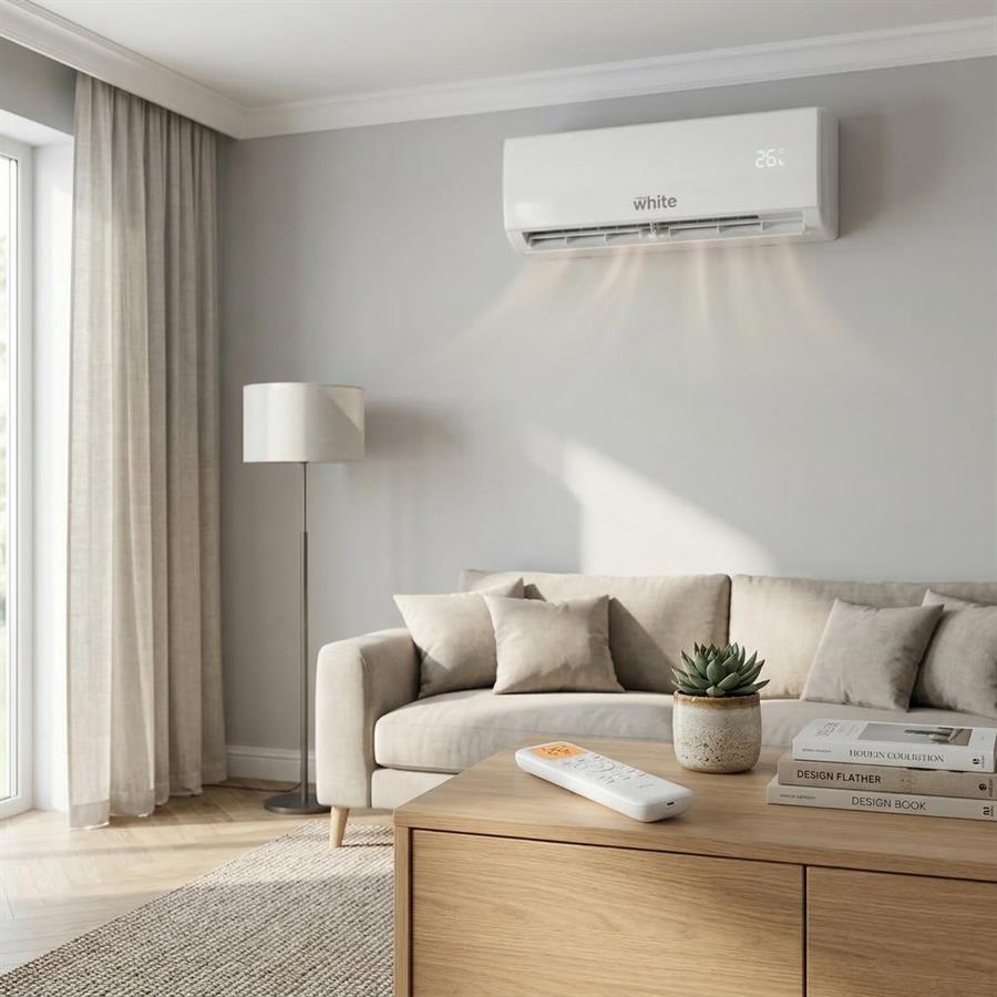 Condizionatore 12000 BTU Inverter White Serie Elite WiFi A++ Pompa di Calore