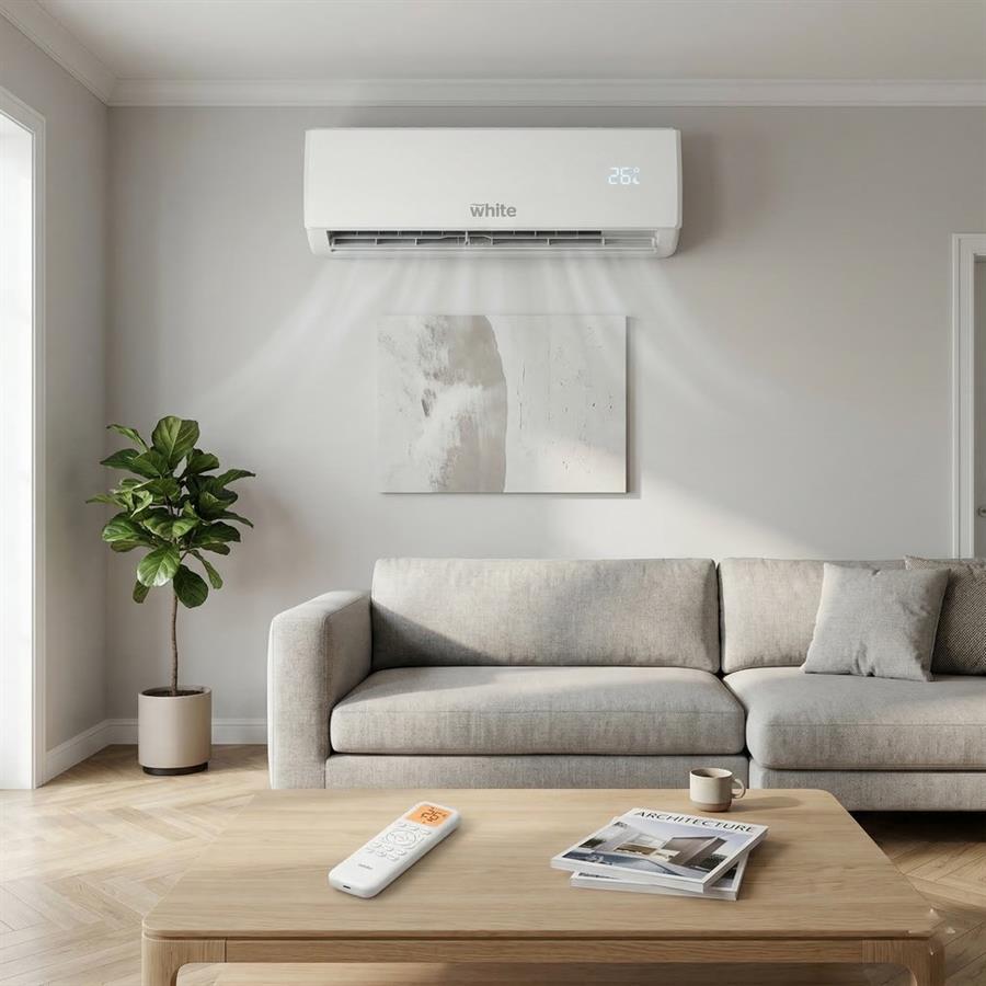 Condizionatore 9000 BTU Inverter White Serie Elite WiFi A++ Pompa di Calore