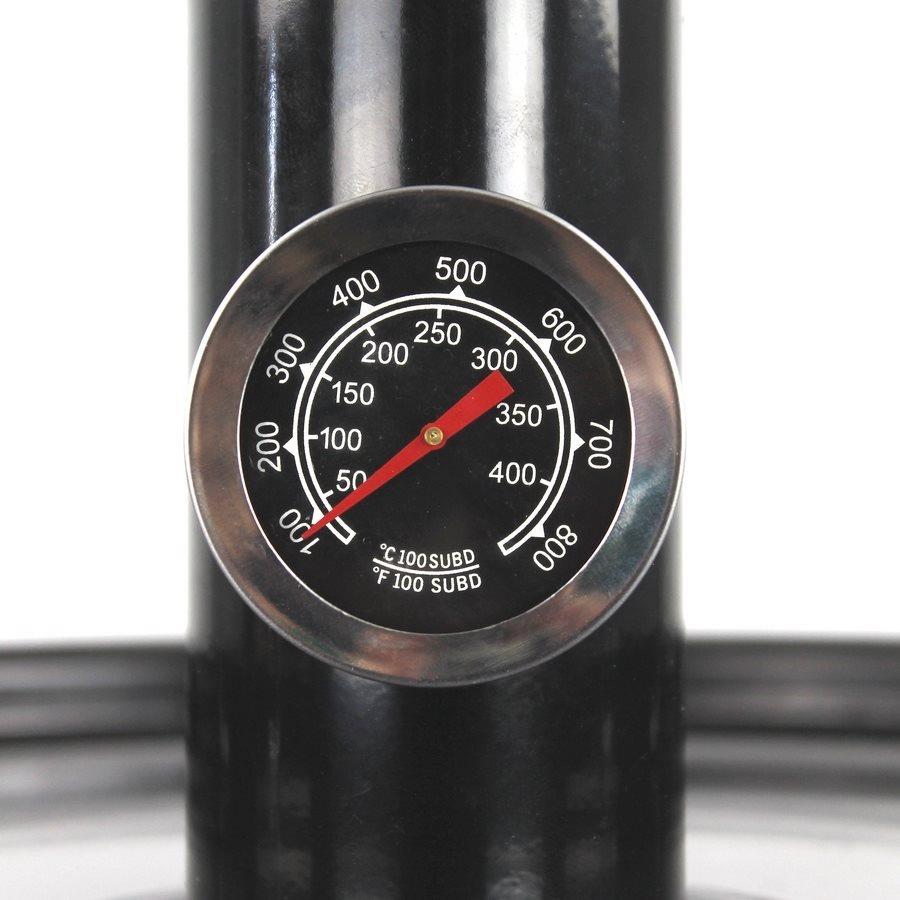 Barbecue a carbone affumicatore con griglia 47 cm - Barrel