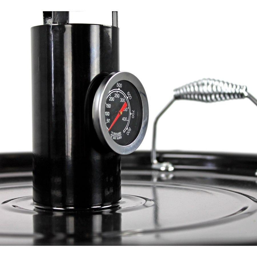 Barbecue a carbone affumicatore con griglia 47 cm - Barrel