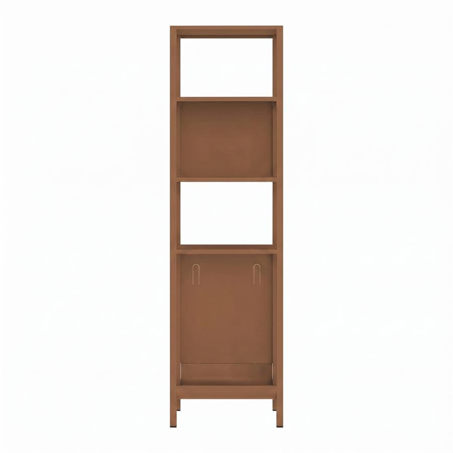 Colonna metallica 5 ripiani ceruleo 35x35x120 cm - Pop