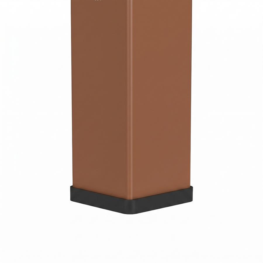 Colonna metallica 5 ripiani ceruleo 35x35x120 cm - Pop