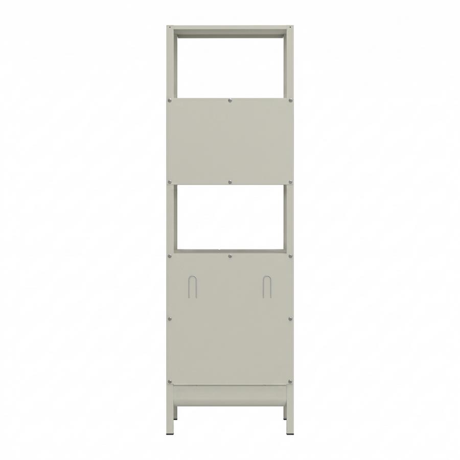 Colonna metallica 5 ripiani avorio 35x35x120 cm - Pop