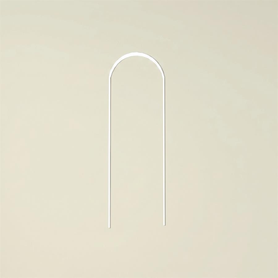 Colonna metallica 5 ripiani avorio 35x35x120 cm - Pop