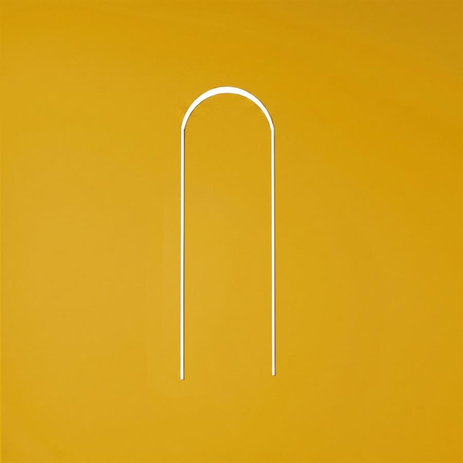 Colonna metallica 5 ripiani senape 35x35x120 cm - Pop