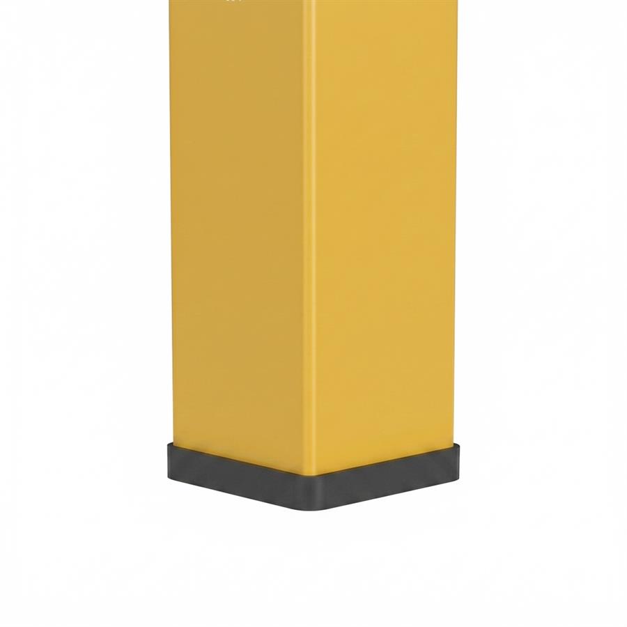 Colonna metallica 5 ripiani senape 35x35x120 cm - Pop