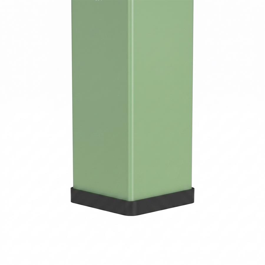 Colonna metallica 6 ripiani salvia 35x35x150 cm - Pop