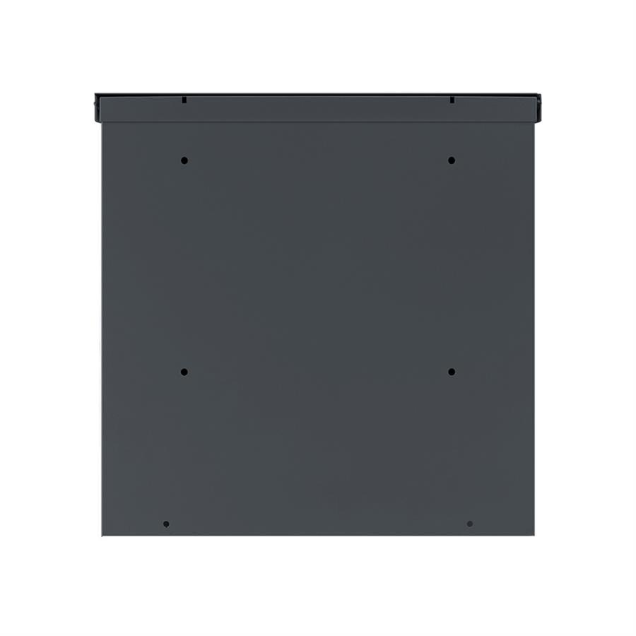 Cassetta postale antracite in acciaio zincato 37x35,5 cm con serratura - Will