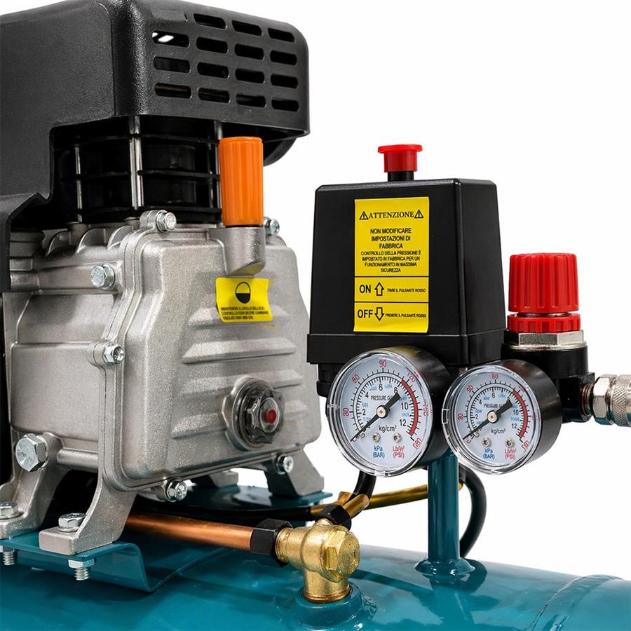 Compressore aria 50 Litri 2,5HP 220V portata 185L/min - Yokima