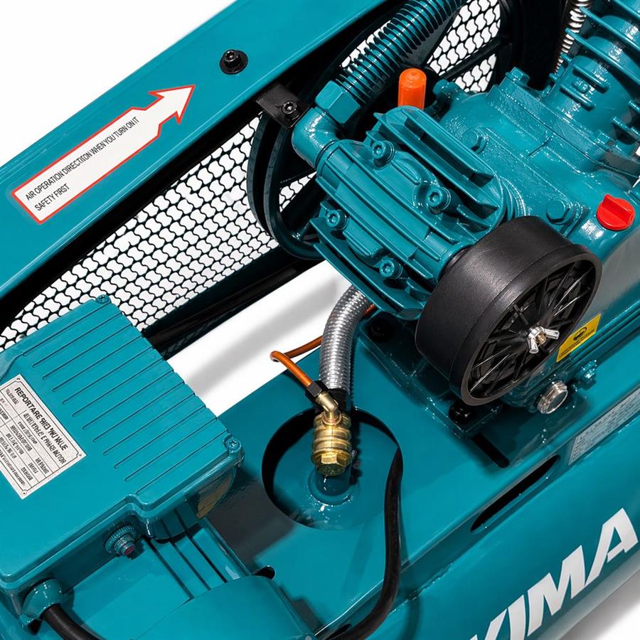 Compressore aria 100L doppio cilindro 8 bar 2HP - Yokima