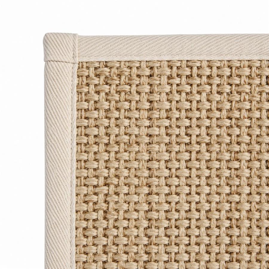 Passatoia beige antiscivolo 45x120 cm effetto lino per cucina