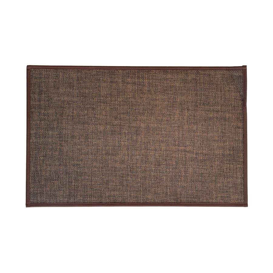 Tappeto bagno e cucina marrone 50x80 cm antiscivolo assorbente