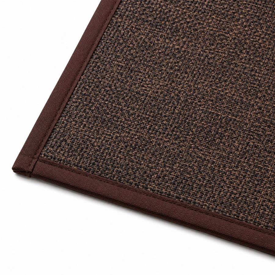 Passatoia marrone antiscivolo 50x120 cm per cucina e corridoio
