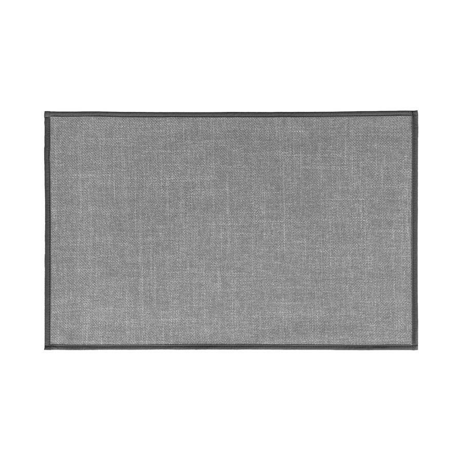 Tappeto moderno 50x80 cm grigio antiscivolo per cucina e bagno