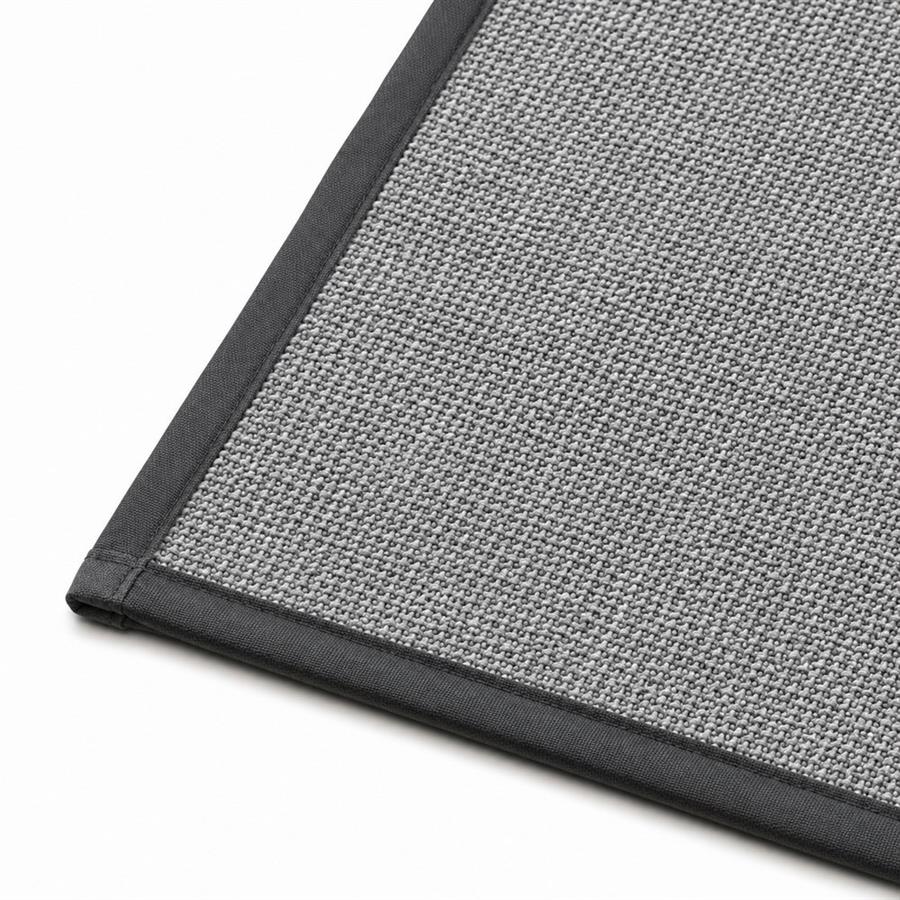 Tappeto moderno 50x80 cm grigio antiscivolo per cucina e bagno