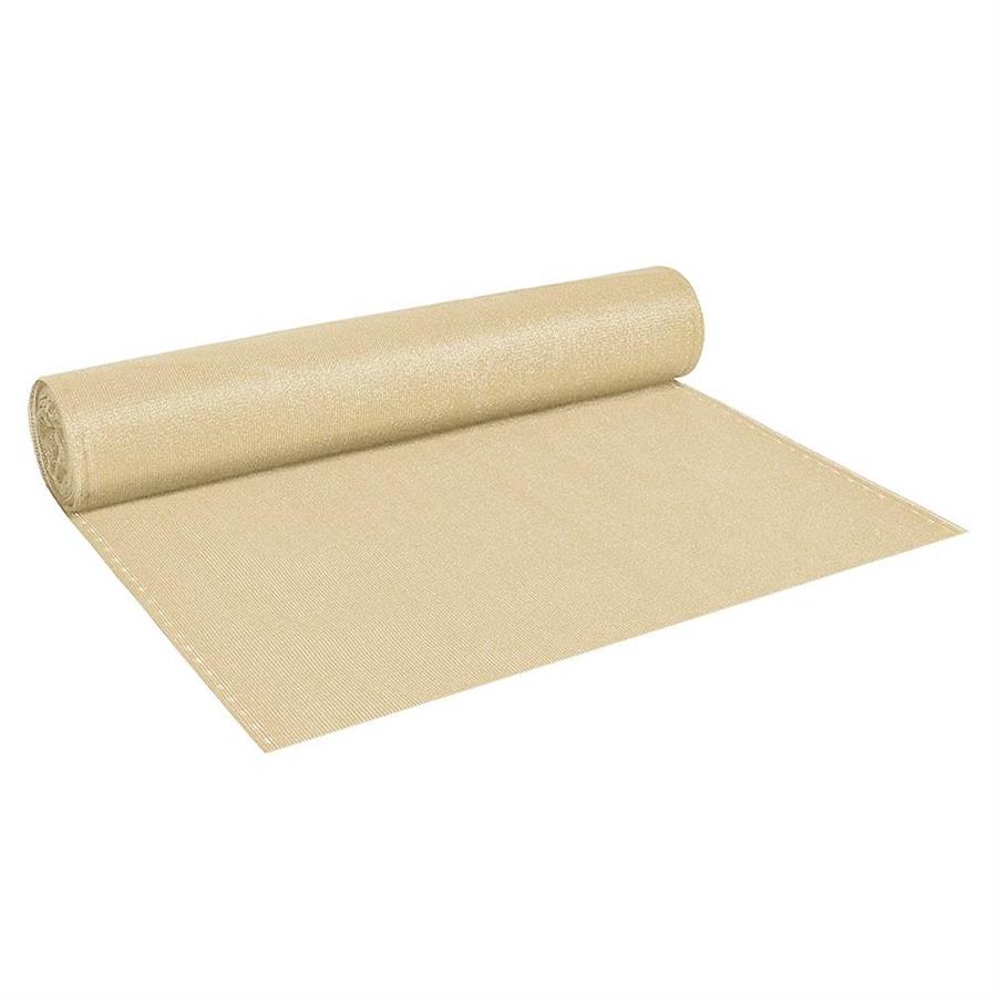 Rete ombreggiante beige HDPE 1x15 m 120 g/m² per recinzioni