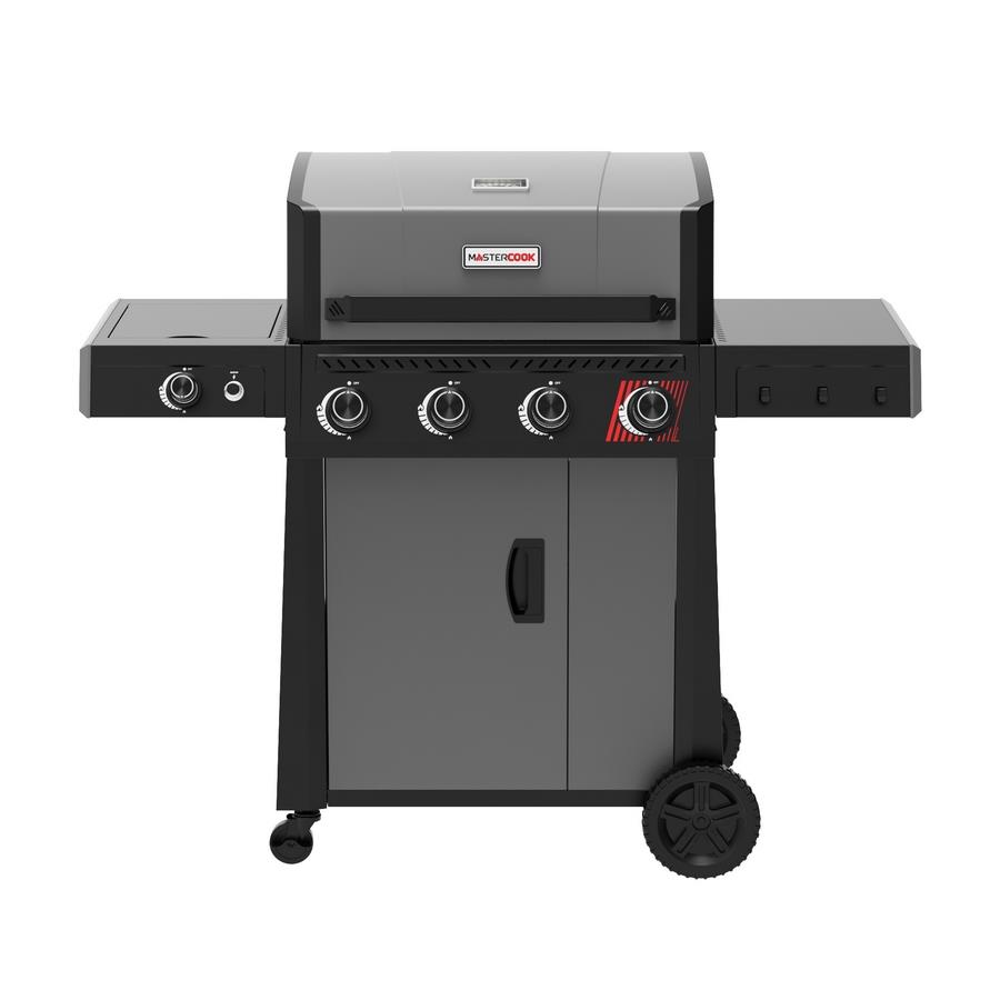 Barbecue a gas con 4+1 fuochi con griglia in ghisa e maniglia inox - Bully