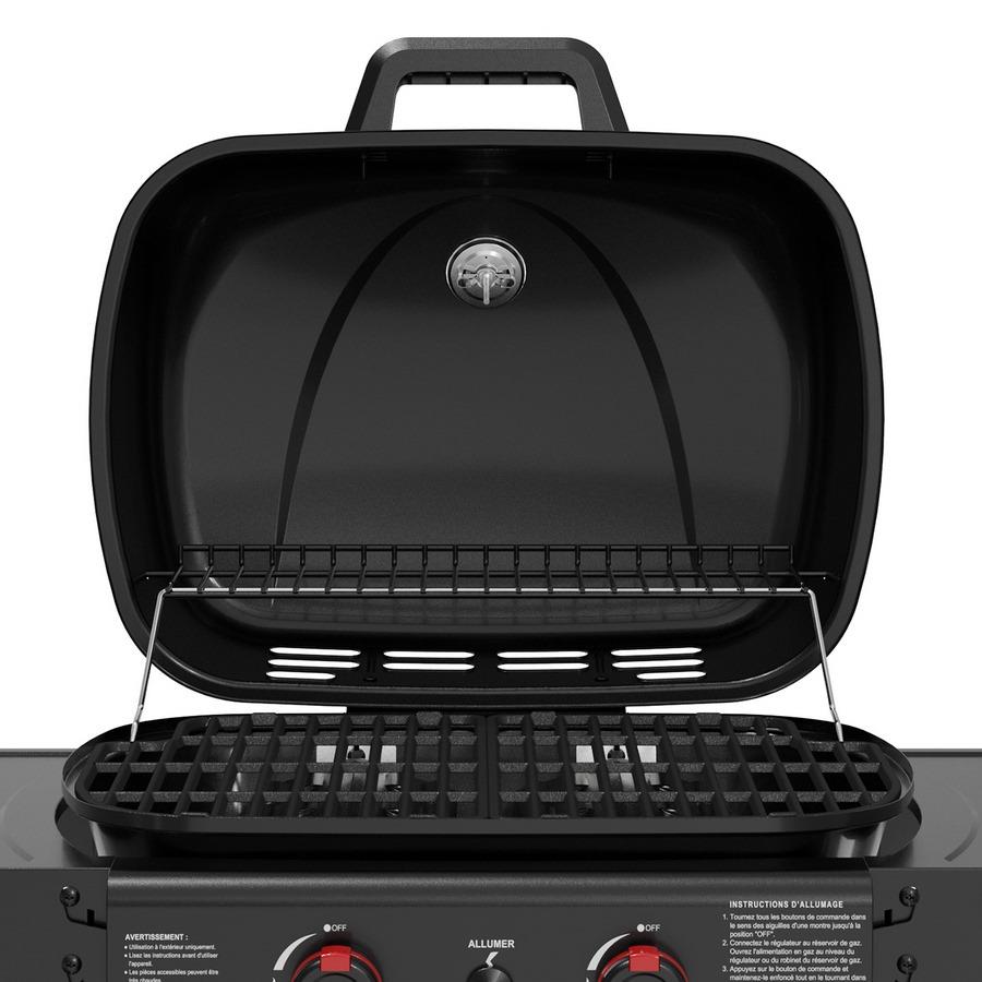 Barbecue a gas portatile 2 bruciatori con trolley e ruote - Buddy