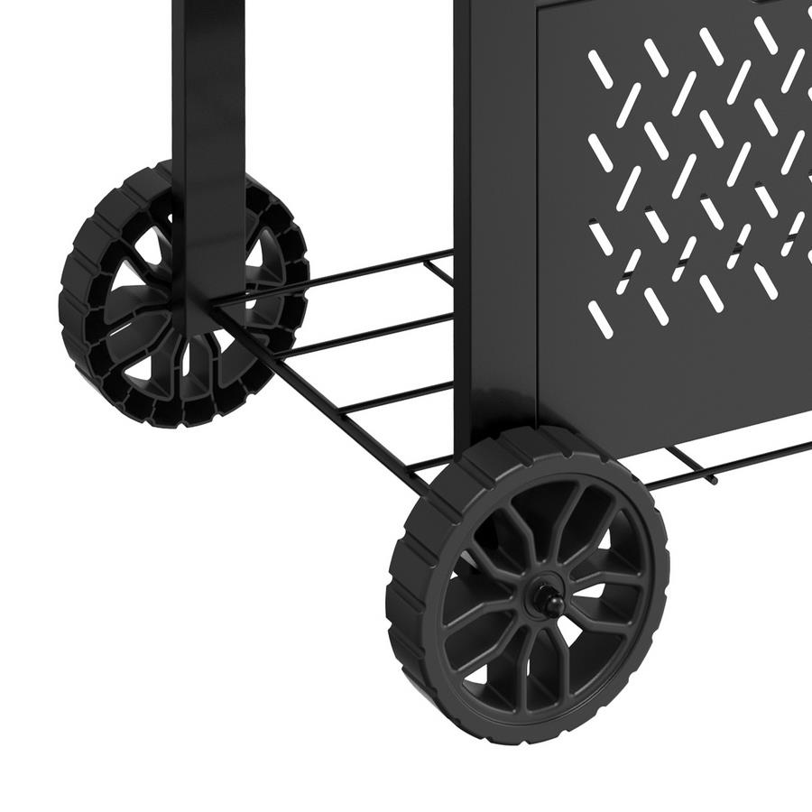 Barbecue a gas portatile 2 bruciatori con trolley e ruote - Buddy
