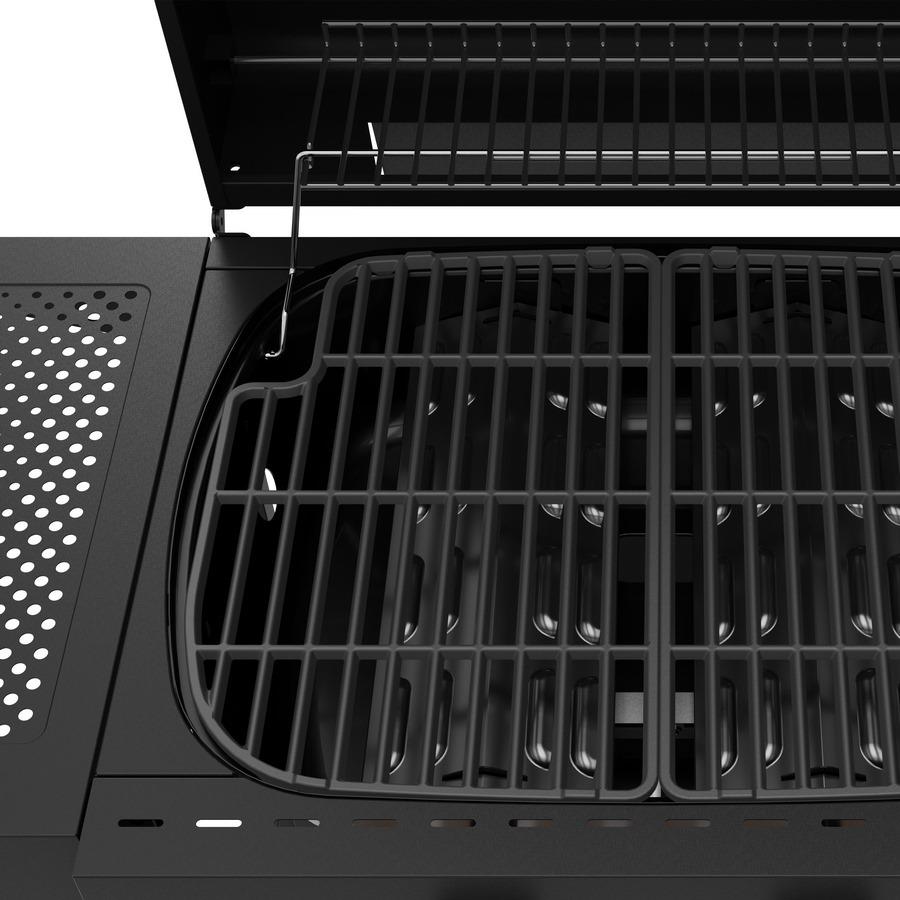 Barbecue a gas con piastra e griglia multifunzione in ghisa - Alex