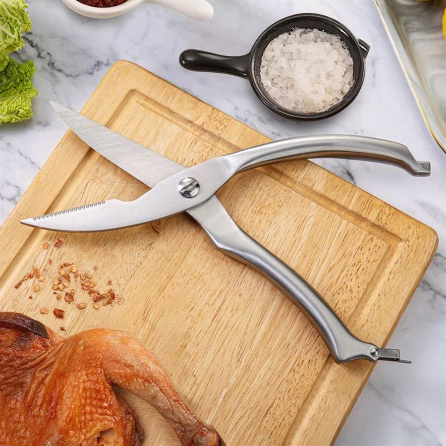 Forbici da cucina professionali in acciaio inox per carne verdura o pesce
