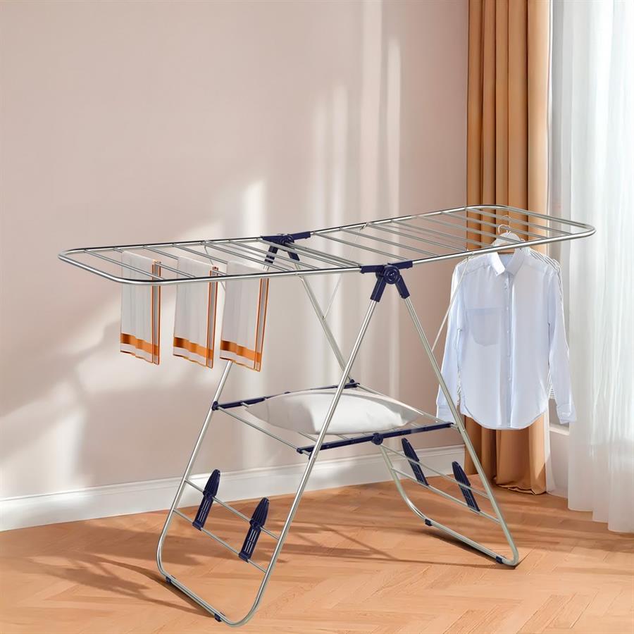 Stendibiancheria pieghevole ad aletta 148x61x125 cm