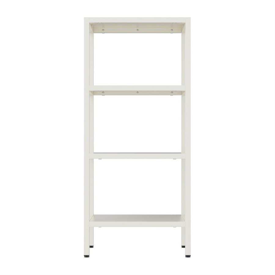 Libreria metallica 4 ripiani bianco latte in acciaio - Fly
