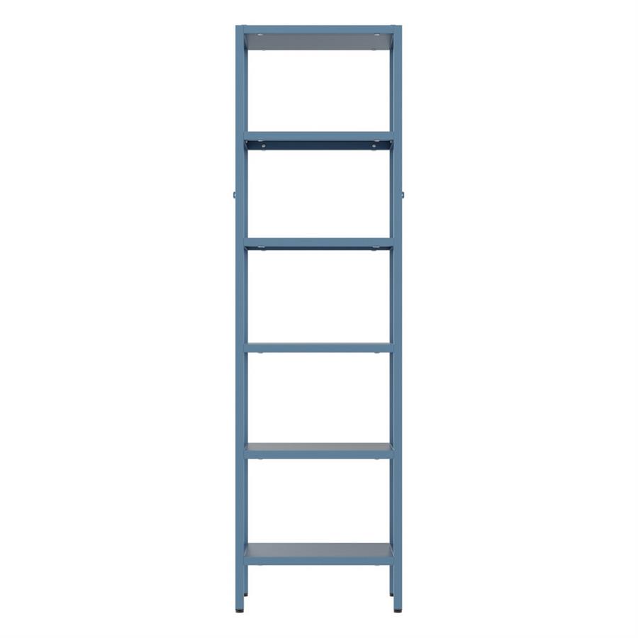 Libreria metallica 6 ripiani color ceruleo in acciaio - Fly