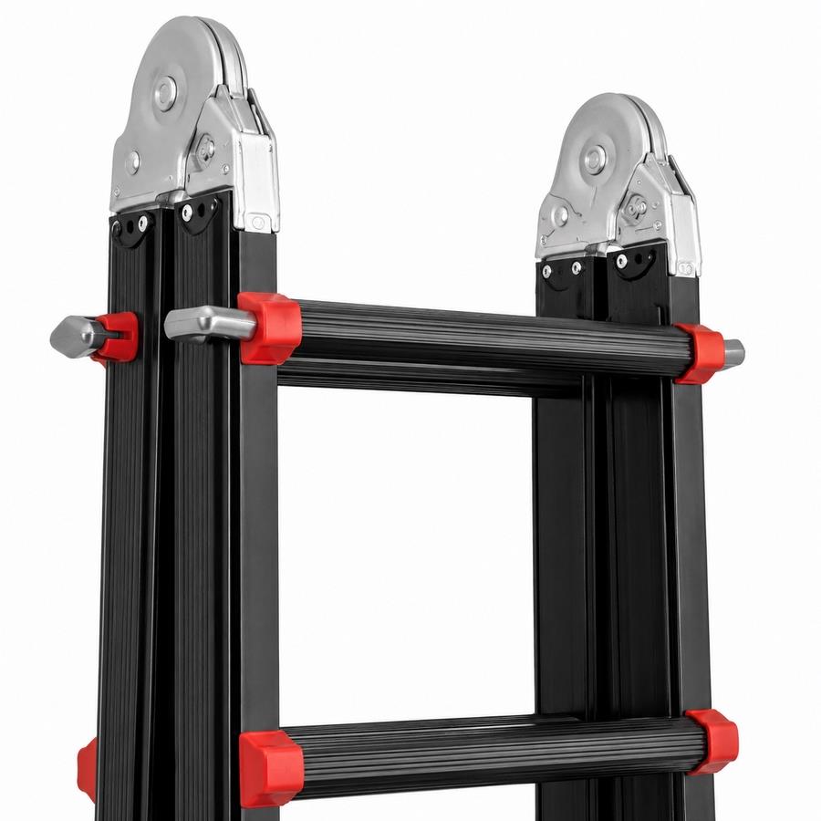 Scala nera multifunzione 3 in 1 pieghevole