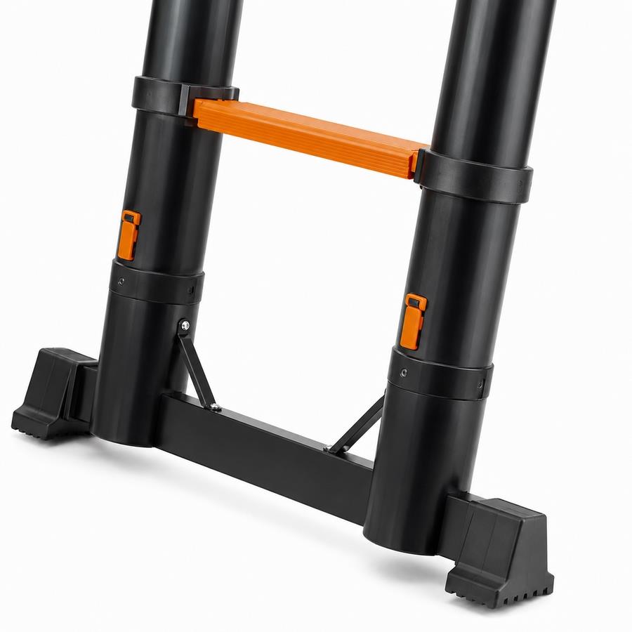 Scala pieghevole doppia in alluminio con estensione 480 cm
