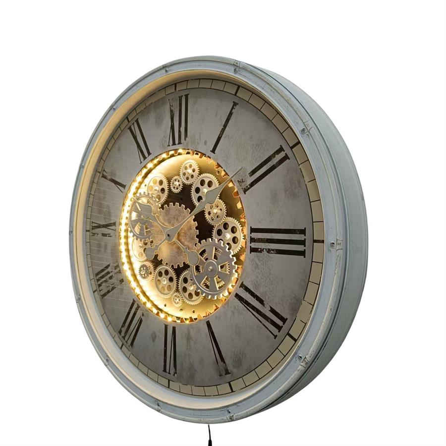 Orologio da parete Ø 76,2 cm stile industriale - Gear