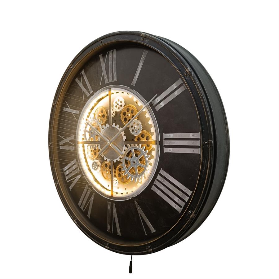 Orologio da parete Ø 76,2 cm stile industriale -Steam