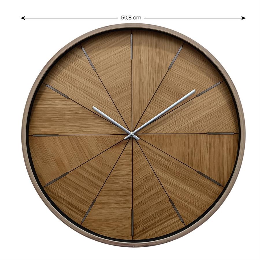 Orologio da parete Ø 50,8 cm effetto legno - Nord