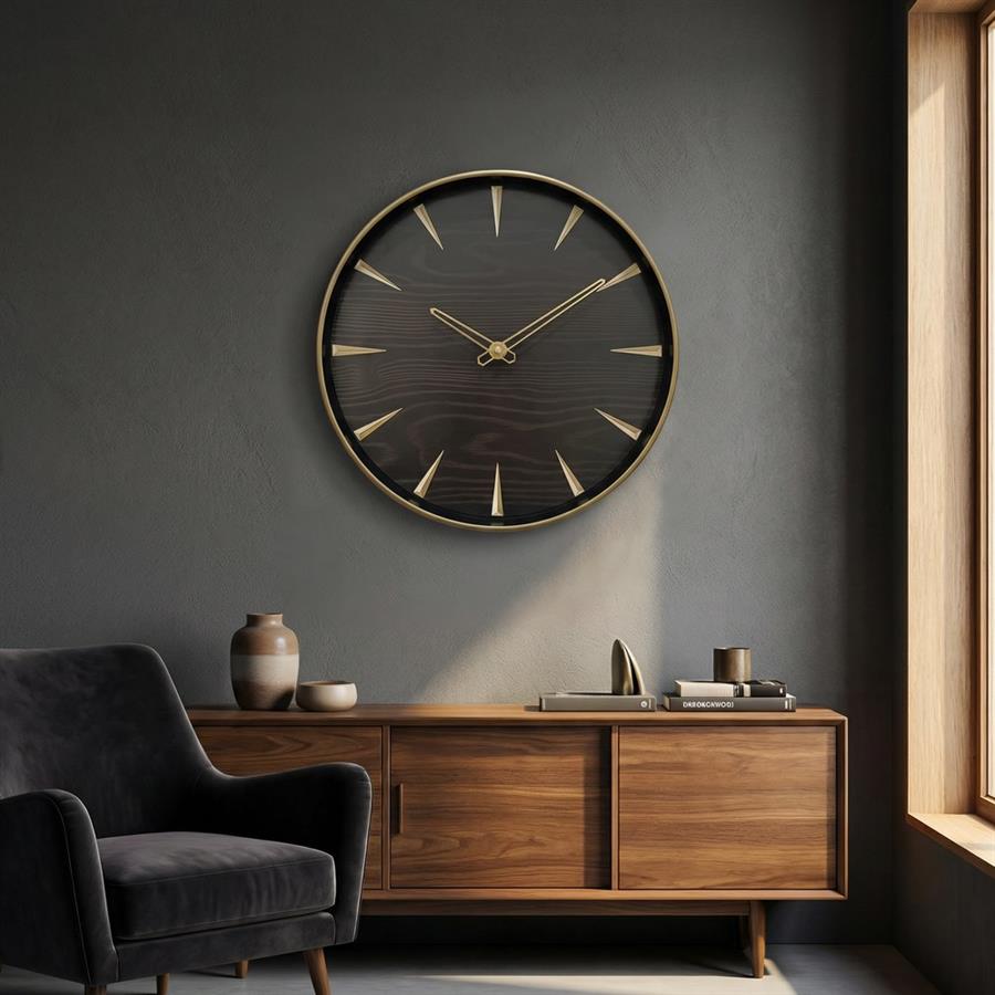 Orologio da parete Woody Ø 50,8 cm effetto legno